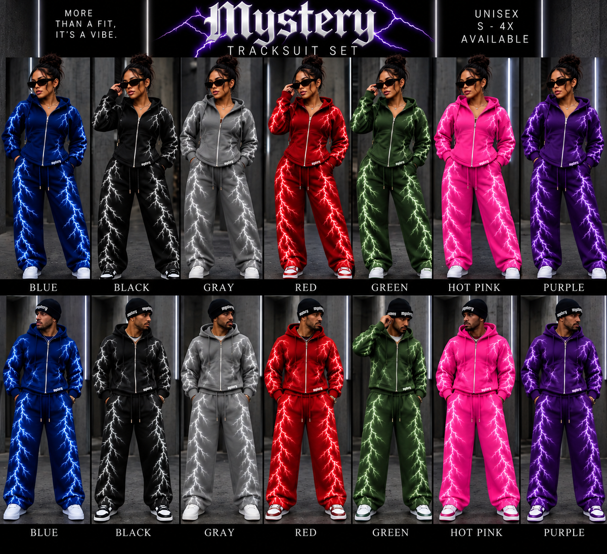 Lightning Tracksuit Set – Unisex.